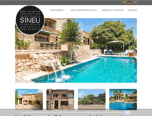 Tablet Screenshot of immobilien-sineu.com